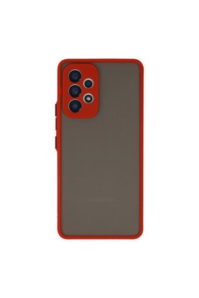 Evimdeyokyok Samsung Galaxy A73 5G Kılıf Montreal Silikon Kapak - Kırmızı