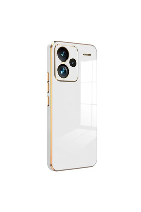 Evimdeyokyok Xiaomi Redmi Note 13 Pro Plus Kılıf Volet Silikon - Beyaz