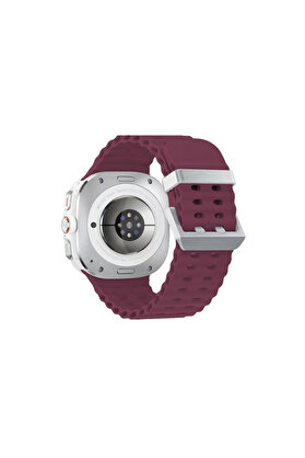 Evi̇mdeyokyok Watch 7 Ultra Kr417 Rug Si̇li̇kon Kordon - Mor