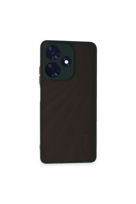 Evimdeyokyok İnfinix Hot 30 4G Kılıf Montreal Silikon Kapak - Yeşil