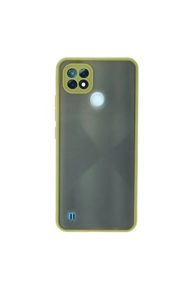 Evimdeyokyok Realme C21 Kılıf Montreal Silikon Kapak - Açık Yeşil