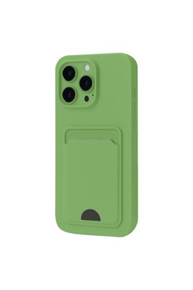 Evimdeyokyok Apple İphone 16 Pro Kılıf Kelvin Kartvizitli Silikon - Açık Yeşil