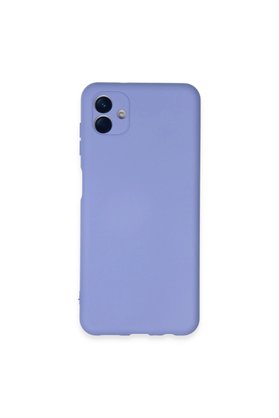 Evimdeyokyok Samsung Galaxy A04E Kılıf Nano İçi Kadife Silikon - Lila