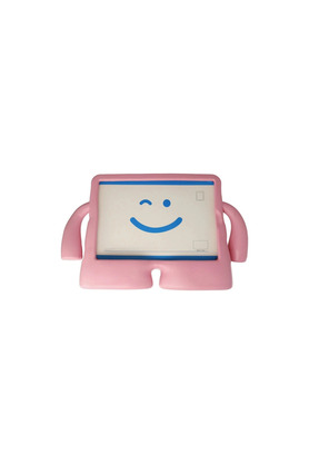 Evi̇mdeyokyok Apple İpad Pro 13 (2024) Karakter Tablet Si̇li̇kon - Açık Pembe