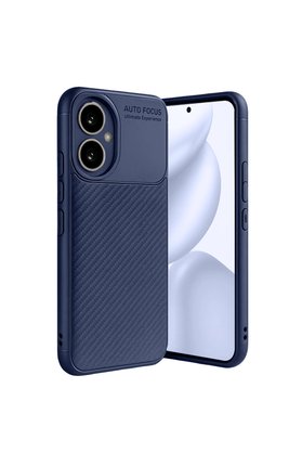 Evimdeyokyok Honor 400 Kılıf Auto Focus Karbon Kapak - Lacivert