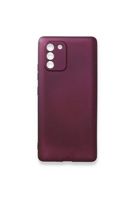 Evimdeyokyok Samsung Galaxy A91 / S10 Lite Kılıf First Silikon - Mürdüm