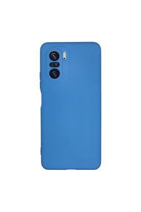 Evimdeyokyok Xiaomi Poco F3 Kılıf Nano İçi Kadife Silikon - Mavi