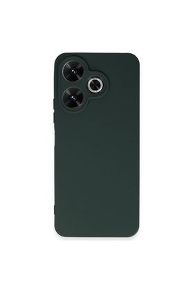Evimdeyokyok Xiaomi Redmi 13 4G Kılıf First Silikon - Koyu Yeşil