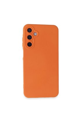 Evimdeyokyok Samsung Galaxy A15 4G Kılıf Nano İçi Kadife Silikon - Turuncu