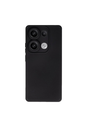 Evimdeyokyok Xiaomi Redmi Note 13 Pro 4G Kılıf Nano İçi Kadife Silikon - Siyah