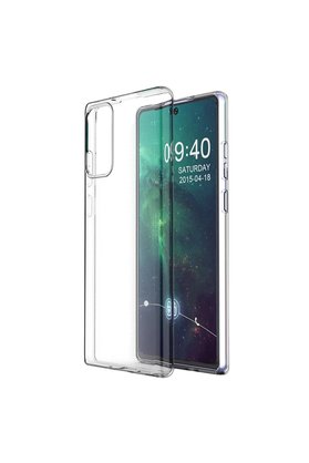 Evimdeyokyok Samsung Galaxy Note 20 Kılıf Lüx Şeffaf Silikon