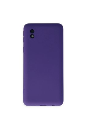 Evimdeyokyok Samsung Galaxy A01 Core Kılıf Nano İçi Kadife Silikon - Mor