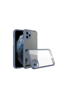 Evimdeyokyok Apple İphone 11 Pro Max Kılıf Miami Şeffaf Silikon - Gri