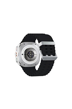 Evi̇mdeyokyok Watch 7 Ultra Kr417 Rug Si̇li̇kon Kordon - Si̇yah