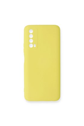 Evimdeyokyok Huawei P Smart 2021 Kılıf Nano İçi Kadife Silikon - Sarı