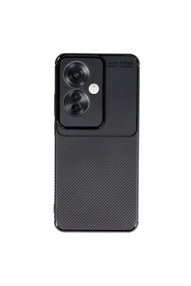 Evimdeyokyok Oppo Reno 11F Kılıf Auto Focus Karbon Kapak - Siyah