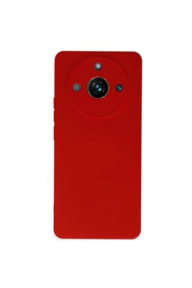 Evimdeyokyok Realme 11 Pro Kılıf Nano İçi Kadife Silikon - Kırmızı