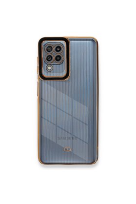 Evimdeyokyok Samsung Galaxy A22 Kılıf Liva Lens Silikon - Siyah