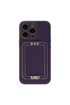 Evimdeyokyok Apple İphone 13 Pro Max Kılıf Coco Elit Kapak - Derin Mor