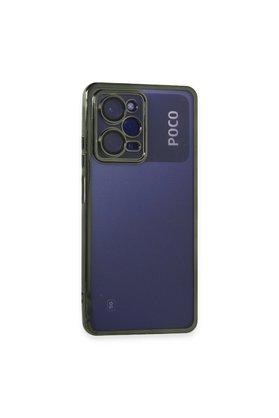 Evimdeyokyok Xiaomi Poco X5 Pro 5G Kılıf Razer Lensli Silikon - Yeşil
