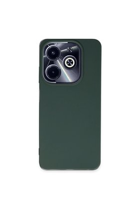 Evimdeyokyok İnfinix Hot 40İ Kılıf First Silikon - Koyu Yeşil