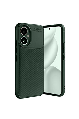 Evimdeyokyok Honor 400 Kılıf Auto Focus Karbon Kapak - Koyu Yeşil