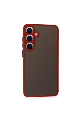 Evimdeyokyok Samsung Galaxy S24 Kılıf Montreal Silikon Kapak - Kırmızı
