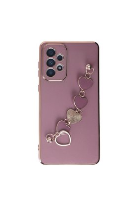 Evimdeyokyok Samsung Galaxy A33 5G Kılıf Esila Silikon - Mor