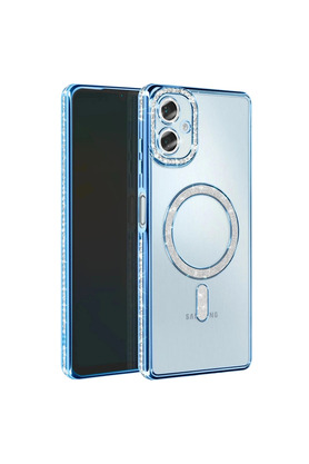 Evimdeyokyok Samsung Galaxy A07 4G Joke Simli Magneticsafe Kılıf - Mavi