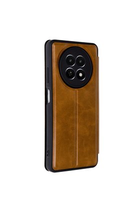 Evimdeyokyok Realme 12 5G Kılıf Flip Cover - Taba