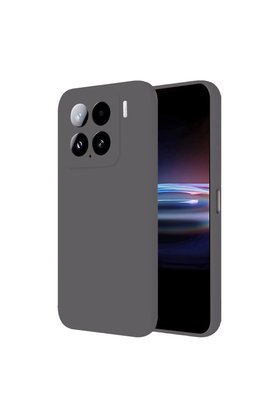 Evimdeyokyok Xiaomi Mi 15 Pro Kılıf Nano İçi Kadife Silikon - Gri