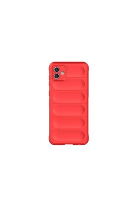 Evimdeyokyok Samsung Galaxy A06 Kılıf Optimum Silikon - Kırmızı