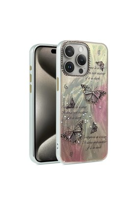 Evimdeyokyok Apple İphone 14 Pro Kılıf Blade Aynalı Desenli Kapak - Desen 6