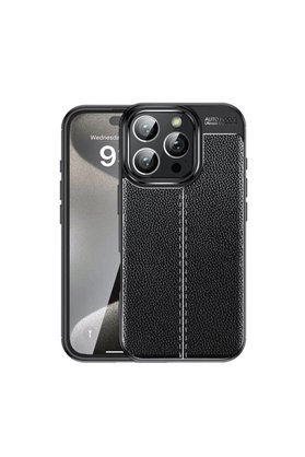 Evimdeyokyok Apple İphone 16 Pro Max Kılıf Auto Focus Kapak - Siyah