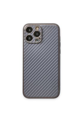 Evimdeyokyok Apple İphone 13 Pro Max Kılıf Coco Karbon Silikon - Gri