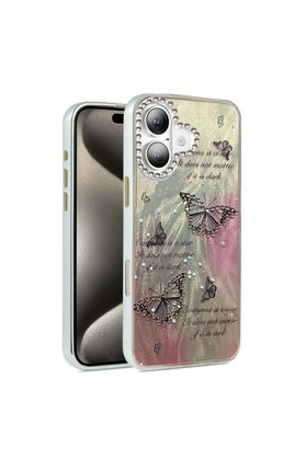 Evimdeyokyok Apple İphone 16 Plus Kılıf Blade Aynalı Desenli Kapak - Desen 6
