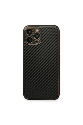 Evimdeyokyok Apple İphone 13 Pro Kılıf Coco Karbon Silikon - Siyah