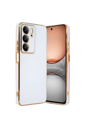 Evimdeyokyok Realme C75 4G Kılıf Volet Silikon - Beyaz