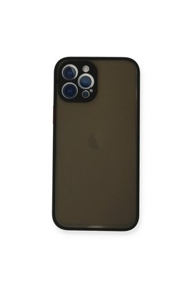 Evimdeyokyok Apple İphone 12 Pro Max Kılıf Montreal Silikon Kapak - Siyah