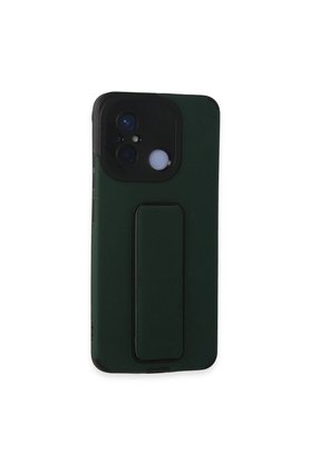 Evimdeyokyok Xiaomi Redmi 12C Kılıf Mega Standlı Silikon - Yeşil