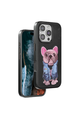 Evimdeyokyok Venco Apple İphone 16 Pro Max Cute Desenli Kapak - Siyah