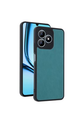 Evimdeyokyok Realme Note 50 4G Kılıf Aras Deri Kapak - Açık Yeşil