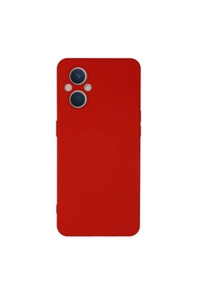 Evimdeyokyok Oppo Reno 7 Lite Kılıf Nano İçi Kadife Silikon - Kırmızı