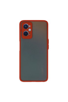 Evimdeyokyok Oppo A96 Kılıf Montreal Silikon Kapak - Kırmızı