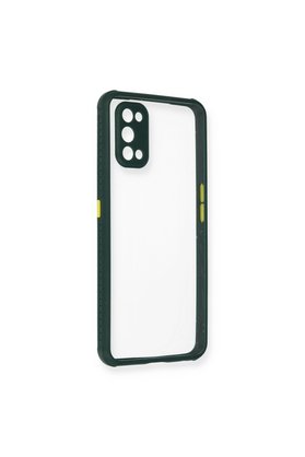 Evimdeyokyok Realme 7 Pro Kılıf Miami Şeffaf Silikon - Koyu Yeşil