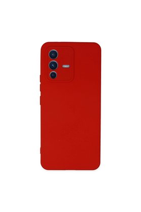 Evimdeyokyok Vivo V23 5G Kılıf Nano İçi Kadife Silikon - Kırmızı