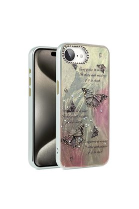 Evimdeyokyok Apple İphone 16E Kılıf Blade Aynalı Desenli Kapak - Desen 6