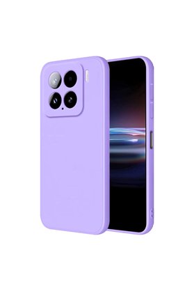 Evimdeyokyok Xiaomi Mi 15 Kılıf Nano İçi Kadife Silikon - Lila