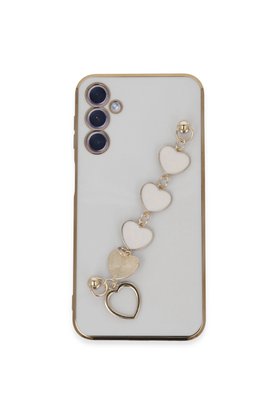 Evimdeyokyok Samsung Galaxy A24 4G Kılıf Esila Silikon - Beyaz