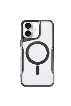Evimdeyokyok Apple İphone 16 Plus Kılıf Boyi Magsafe Silikon Kapak - Siyah